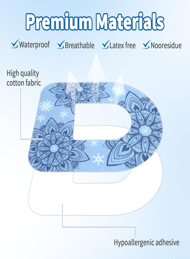 36 قطعة من اللصقات اللاصقة المتوافقة مع لصقات Omnipod 5، ولصقات Skin Grips، ولصقات مراقبة الجلوكوز، 9 ألوان وأنماط، مقاومة للماء والعرق والصدمات، قابلة للتهوية، متعددة الألوان - Image 5